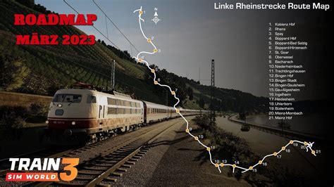 Train Sim World 3 News ROADMAP MÄRZ Neue Infos Bilder zu Mainz