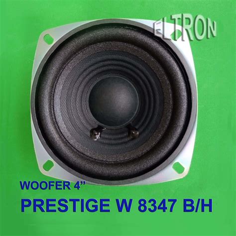 Jual Speaker Woofer 4 Inch Prestige W 8347 B H 4 Ohm 40W Magnet Besar