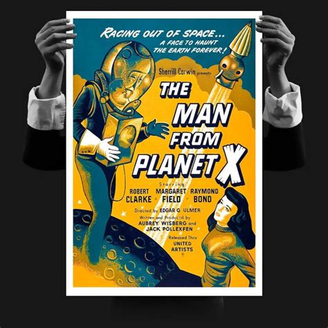 CLASSIC MOVIE POSTER the Man From Planet X 50s - Etsy