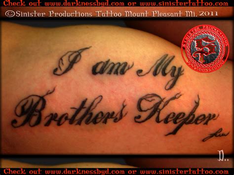 Details 58 My Brothers Keeper Tattoos Best Incdgdbentre