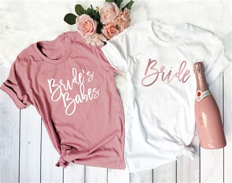 Bachelorette Party Shirt Brides Babes Shirt Babe Of Honor Etsy