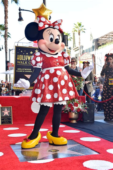 Action Figure Insider Minnie Mouse Receives Star On Hollywood Walk Of Fame In Celebration Of