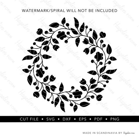 Wreath Svg Flower Border Svg Floral Svg Flower Monogram Etsy