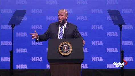 Donald Trump’s NRA speech causes anger in U.K., France - National ...