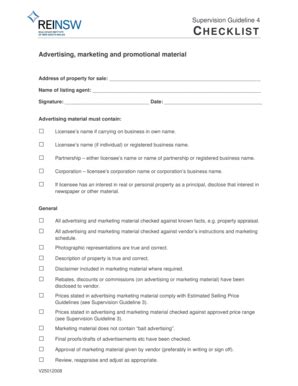 80 Free Editable Advertising Checklist Templates In MS Word DOC