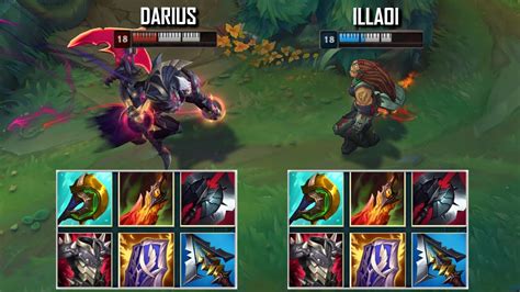 Illaoi Vs Darius Full Build Fights And Best Moments Youtube