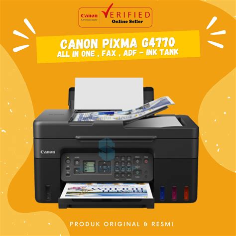 Jual Printer Canon Pixma G G All In One Fax Wifi Adf Shopee