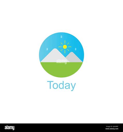 Today Iconusable For Web Vector Symbol Stock Vector Image And Art Alamy