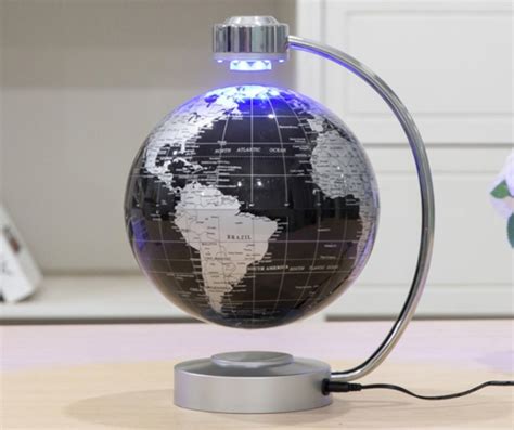 Floating Globe Office Desk Display Magnetic Levitating And Rotating Planet Earth Globe Ball