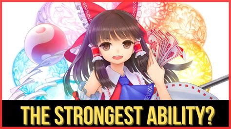 Reimu The Ability To Never Lose Touhou Video Essay YouTube