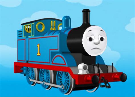 Learning Segments: Sad Face Thomas by mabmb1987 on DeviantArt