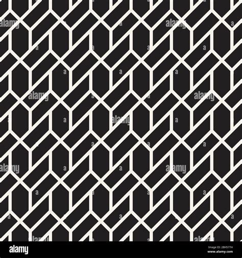 Vector Seamless Geometric Pattern Simple Abstract Lines Lattice Repeating Elements Stylish