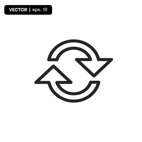 Premium Vector Rotation Arrows Icon Design Vector Eps