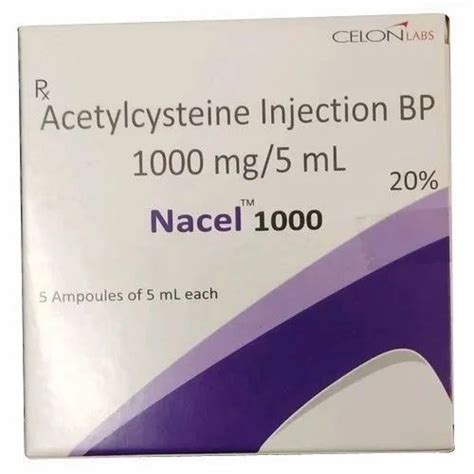 N Acetylcysteine Injection Acetylcysteine Injection Latest Price