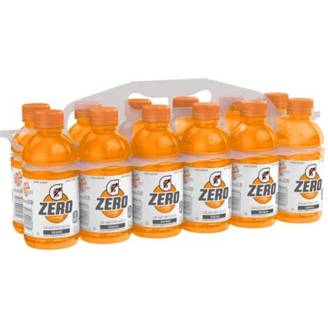 Gatorade® Zero Sugar Orange Sports Drink Mini Multipack Bottles, 12 ...