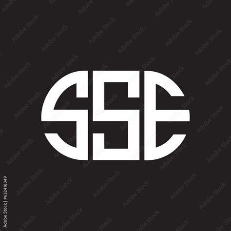 sse letter technology logo design  black background sse creative