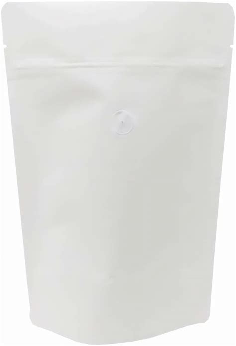 5 Lb White Stand Up Pouch Bagsvalve