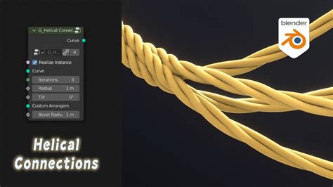 [tut] Spiral Along Curves Helical Connections Preset Blender