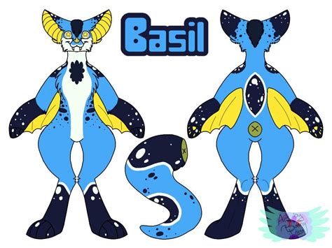 Fertige Ref Commission für Basil German Furries Amino