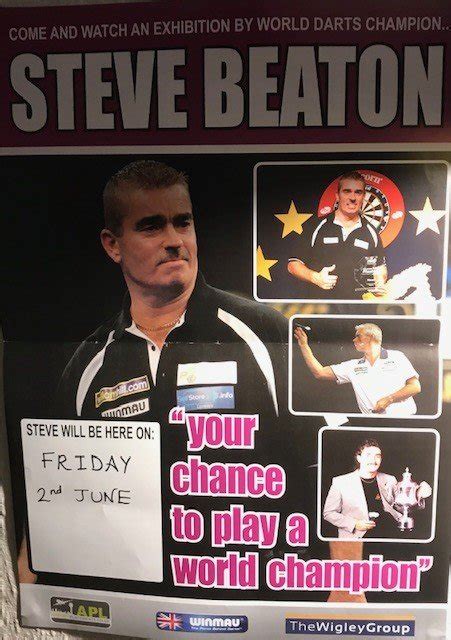 Darts Exhibition - Steve Beaton - The Wheel