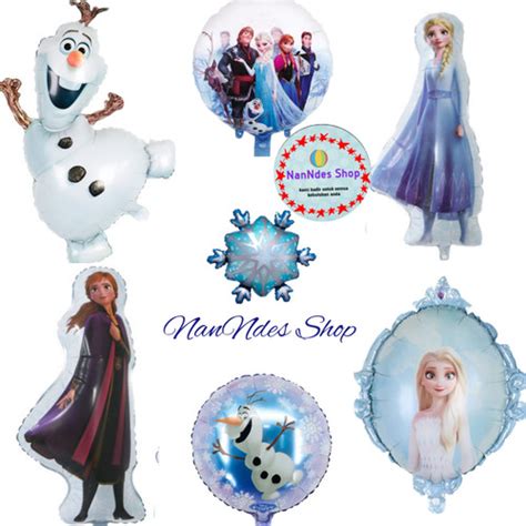 Jual Balon Elsa Anna Olaf JUMBO Es Salju Frozen Tema Karakter Bentuk