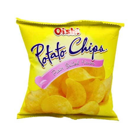 Oishi Potato Chips Plain Salted 22g