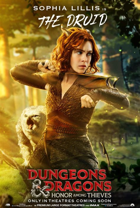 Sophia Lillis Dungeons Dragons Honor Among Thieves Posters 2023