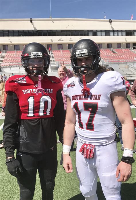 Karen Pedersen Southern Utah University Spring Football Game