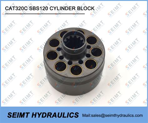 SBS120 Cylinder Block CAT320C SEIMT HYDRAULICS