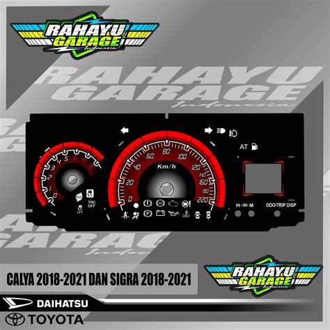 Papan Speedometer Custom Calya Dan Sigra Panel Spido Meter Custom Calya