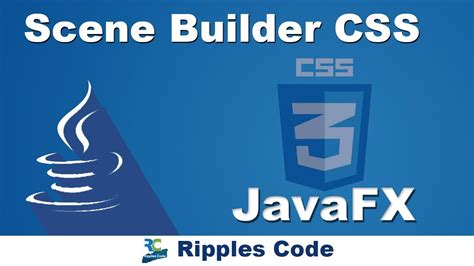 Javafx Tutorial 17 Scenebuilder Css Youtube