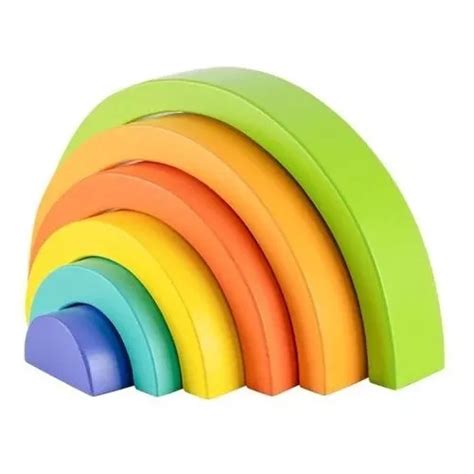 Arco Iris Apilable Rainbow Stacker Phoohi Piezas Mercadolibre