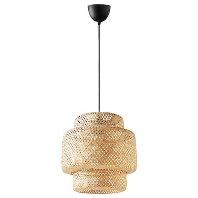 SINNERLIG pendant lamp, bamboo/handmade, 11" - IKEA