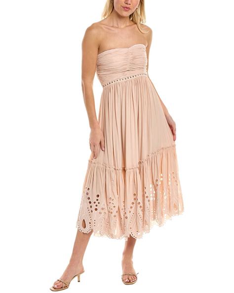 Buy Ramy Brook Stephy Midi Dress Pink At 61 Off Editorialist