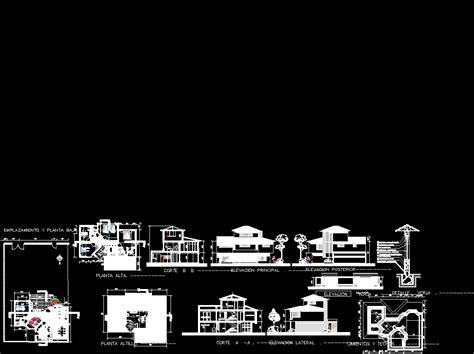 Detached House Levels Dwg Detail For Autocad Designs Cad