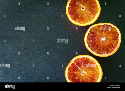 Sliced Blood Orange Texture Citrus Background Cut Ripe Juicy Sicilian