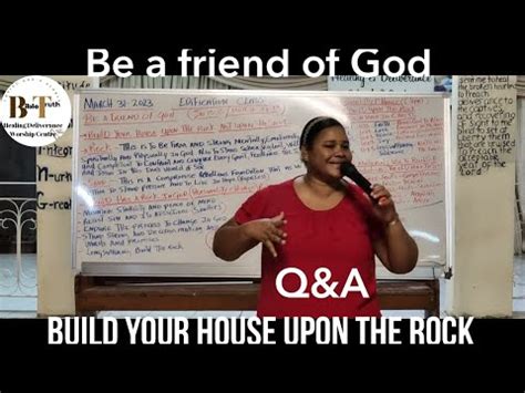 ApostleHall End Time Teaching John15vs15 Build Your House Upon The