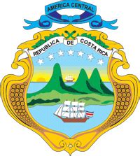 Costa Rica Coat Of Arms Vector Image