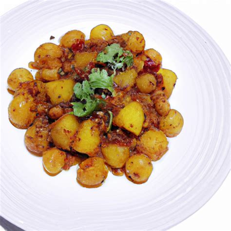 Aloo Channa Tarkari Potato And Garbanzo Beans In A Curry Recipe Wise