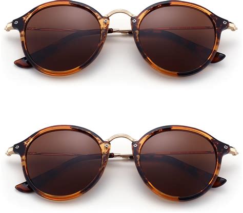 Amazon JIM HALO Retro Polarized Round Sunglasses For Women Vintage