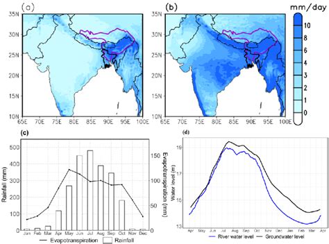 Climatology Of Mean Rainfall Mm Day In A Pre Monsoon Months