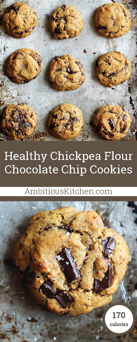 Chickpea Flour Chocolate Chip Cookies Ambitious Kitchen Recipe