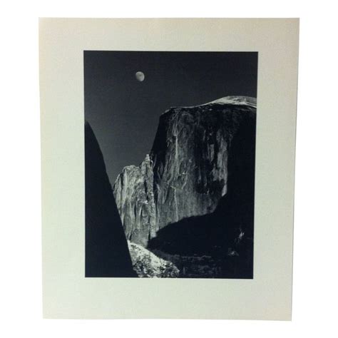 Circa 1980 "Moon and Half Dome" Print of a Famous Ansel Adams Photograph in 2022 | Ansel adams ...