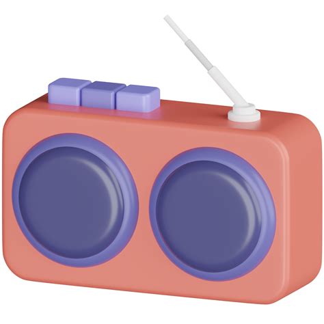 Fm Radio 3d Render Icon 14919398 Png