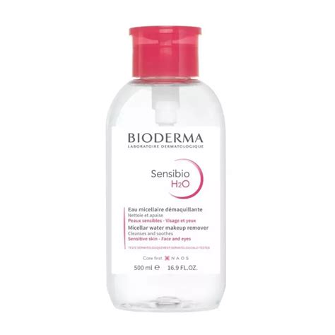 BIODERMA SENSIBIO H2O EAU MICELLAIRE DEMAQUILLANTE AVEC POMPE INVERSEE