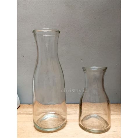 Jual Pitcher Kaca Carafe Juice Vas Bunga Kaca Aesthetic Shopee