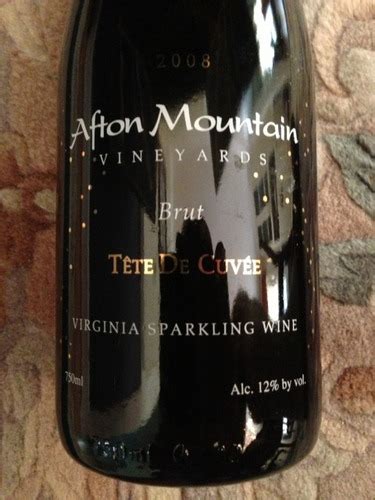 Afton Mountain Vineyard Tête de Cuvée Brut Vivino US