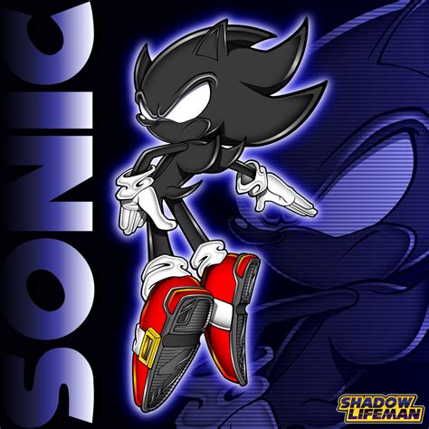 Dark Sonic (Sonic X) by ShadowLifeman on DeviantArt