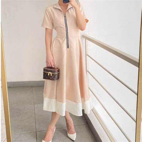 Claryn The Label Soo Dress Fesyen Wanita Pakaian Wanita Gaun Rok