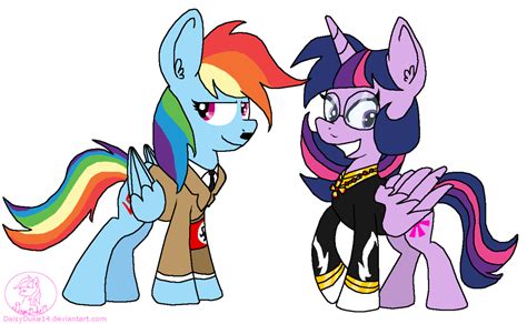 334089 Safe Artist Daisy Dictator Rainbow Dash Twilight Sparkle